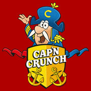 Men's Cap'n Crunch Gold Crest Portrait  Adult T-Shirt