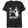 Men's Inside Out Rainbow Unicorn Ocean of Emotion  Adult T-Shirt