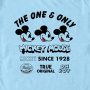 Men's Mickey & Friends True Original Mickey Logos  Adult T-Shirt