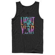 Men's Lightyear Colorful Logo  Adult Tank Top