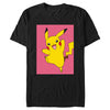 Men's Pokemon Pikachu Happy Jump  Adult T-Shirt