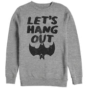 Women's CHIN UP Halloween Bat Hang Out  Adult Sweatshirt