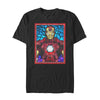 Men's Marvel Iron Man Stained Glass  Adult T-Shirt