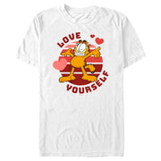 Men's Garfield Love Yourself  Adult T-Shirt