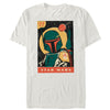 Men's Star Wars Vintage Boba Fett Poster  Adult T-Shirt