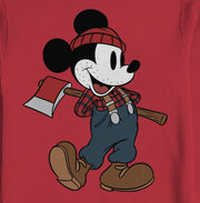 Men's Mickey & Friends Retro Lumberjack  Adult Sweatshirt