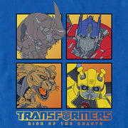 Men's Transformers: Rise of the Beasts Group Squares  Adult T-Shirt