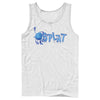 Men's Strange World Splat Drip Logo  Adult Tank Top