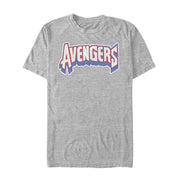 Men's Marvel Avengers Text  Adult T-Shirt