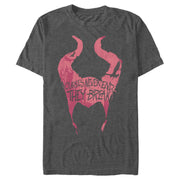 Men's Maleficent: Mistress of All Evil Curses Never End  Adult T-Shirt