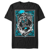 Men's Lost Gods Skeleton DJ  Adult T-Shirt