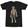 Men's Lost Gods Halloween Pixelated Zombie  Adult T-Shirt