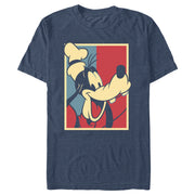 Men's Mickey & Friends Red White and Goofy  Adult T-Shirt