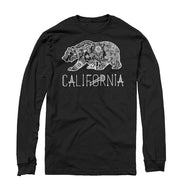 Men's Lost Gods California Henna Bear  Adult Long Sleeve Shirt