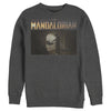 Men's Star Wars: The Mandalorian The Child Bounty Logo Silhouette  Adult Sweatshirt