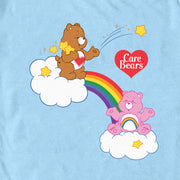 Men's Care Bears Bears Playing on Clouds  Adult T-Shirt