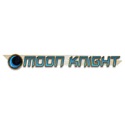 Men's Marvel: Moon Knight Blue Horizontal Logo  Adult T-Shirt