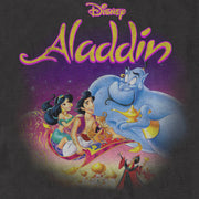 Men's Aladdin Distressed Classic Poster  Adult T-Shirt