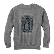 Men's Aztlan Blue Virgin Mary  Adult Sweatshirt