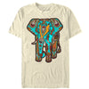 Men's Lost Gods Henna Elephant Print  Adult T-Shirt