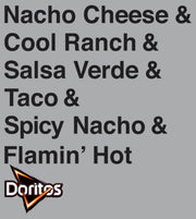 Men's Doritos Flavors Stack  Adult Sweatshirt