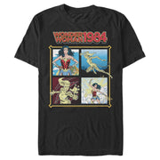 Men's Wonder Woman 1984 Comic Panels  Adult T-Shirt