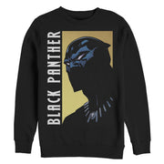 Men's Marvel Black Panther Fierce Expression  Adult Sweatshirt