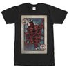 Men's Marvel Carnage Playing Card  Adult T-Shirt