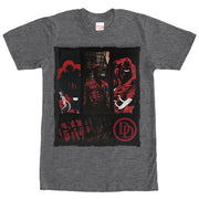 Men's Marvel Daredevil Collage  Adult T-Shirt