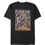 Men's Marvel Avengers: Infinity War Hero Collage  Adult T-Shirt