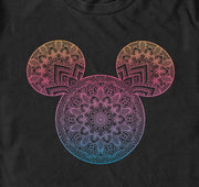 Men's Mickey & Friends Mandala Logo  Adult T-Shirt