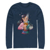 Men's Mulan Anime Reflection  Adult Long Sleeve Shirt