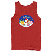 Men's Pokemon Christmas Happy Holidays Snowman  Adult Tank Top