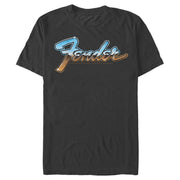 Men's Fender Chrome Logo  Adult T-Shirt