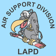 Men's LAPD Air Support Division Logo  Adult T-Shirt