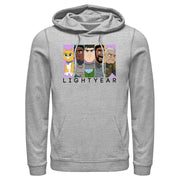 Men's Lightyear Group Panels  Adult Pull Over Hoodie