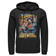 Men's Superman Son of Krypton  Adult Pull Over Hoodie