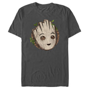 Men's Marvel: I am Groot Cute Smiling Groot Face  Adult T-Shirt