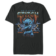 Men's Lilo & Stitch 80s Rocker Stitch  Adult T-Shirt