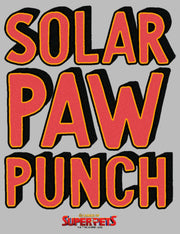 Men's DC League of Super-Pets Solar Paw Punch  Adult T-Shirt