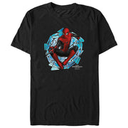 Men's Marvel Spider-Man: No Way Home Spinning Webs  Adult T-Shirt