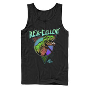 Men's Jurassic World Retro Rexcellent Dino  Adult Tank Top