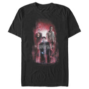 Men's Supernatural Crowley Fire  Adult T-Shirt