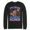 Men's Nintendo Donkey Kong It's On  Adult Long Sleeve Shirt