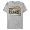 Men's Star Wars: The Mandalorian The Child Bassinet  Adult T-Shirt