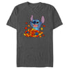 Men's Lilo & Stitch Fall Leaf Pile  Adult T-Shirt