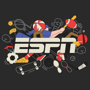 Men's ESPN Sports Logo  Adult T-Shirt