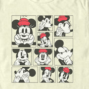 Men's Mickey & Friends Poses Photo Grid  Adult T-Shirt