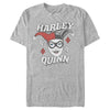 Men's Batman Harley Quinn Smile Face  Adult T-Shirt