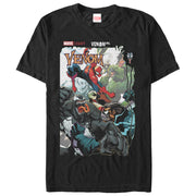 Men's Marvel Legacy Venom vs Spider-Man  Adult T-Shirt